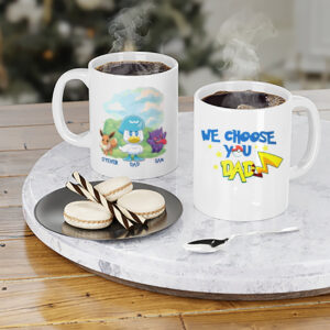 Personalized Pokemon Characters Mug Father’s Day Gift