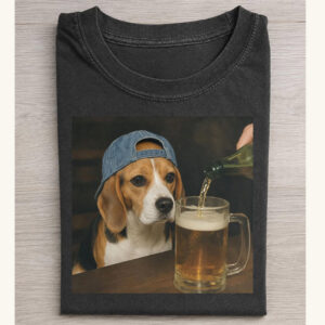 Beagle Drinking Beer Meme Shirt