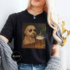 Funny Goldendoodle Drinking Beer, Animal Meme Shirt
