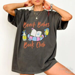 Beach Babes Book Club, Bookworm Besties Vacation Comfort Colors Shirt