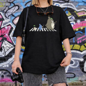 My Neighbor Totoro Abbey Road Parody Ghibi Studio Comfort Colors Shirt 3 PersonalizedShirts.net