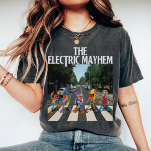 The Electric Mayhem Muppets Abbey Road Crossing Comfort Colors Shirt 3 PersonalizedShirts.net