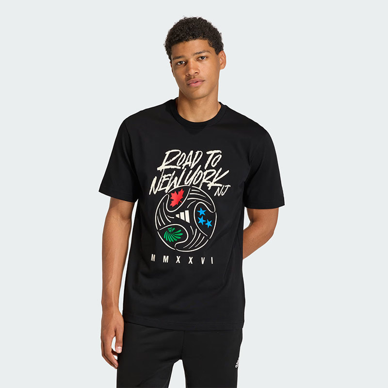 Road To NY NJ FIFA World Cup 2026 Trionda Soccer Ball 2-sided Shirt