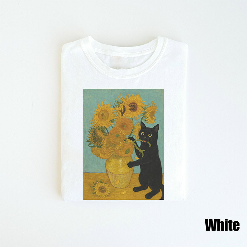 Hilarious Cat Memes Van Gogh Cat Shirt Hilarious Cat Memes Van Gogh Cat Shirt