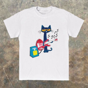 Pete The Cat Meme Vintage Style Funny Shirt