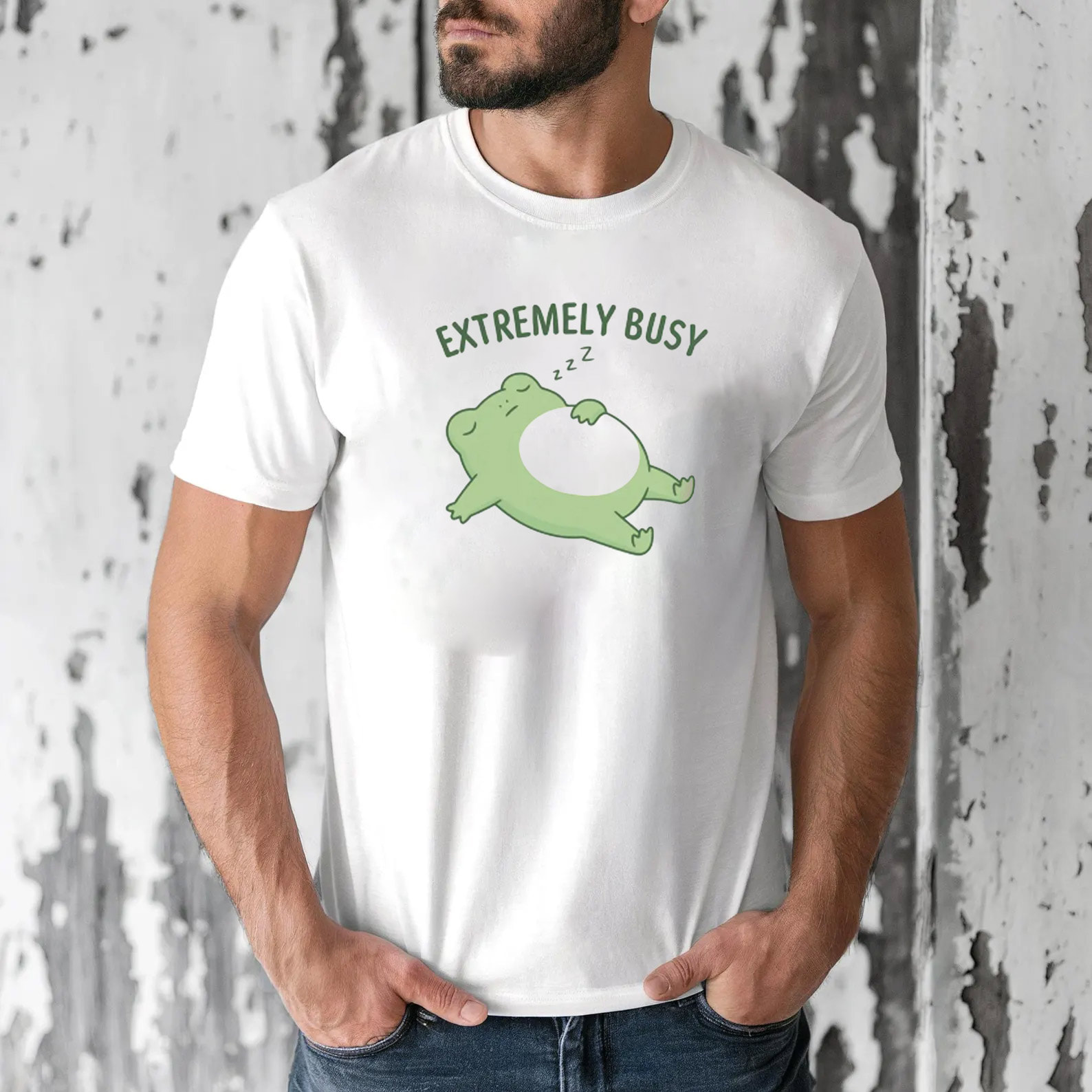 Extremely Busy Funny Sleeping Frog Shirt Extremely Busy Funny Sleeping Frog Shirt