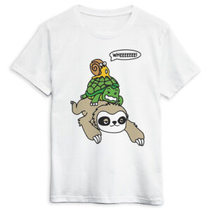 Sloth Turtle And Snail Wheee, Funny Lazy Day Shirt