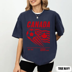 2026 World Cup Canada Soccer Team Comfort Colors Shirt