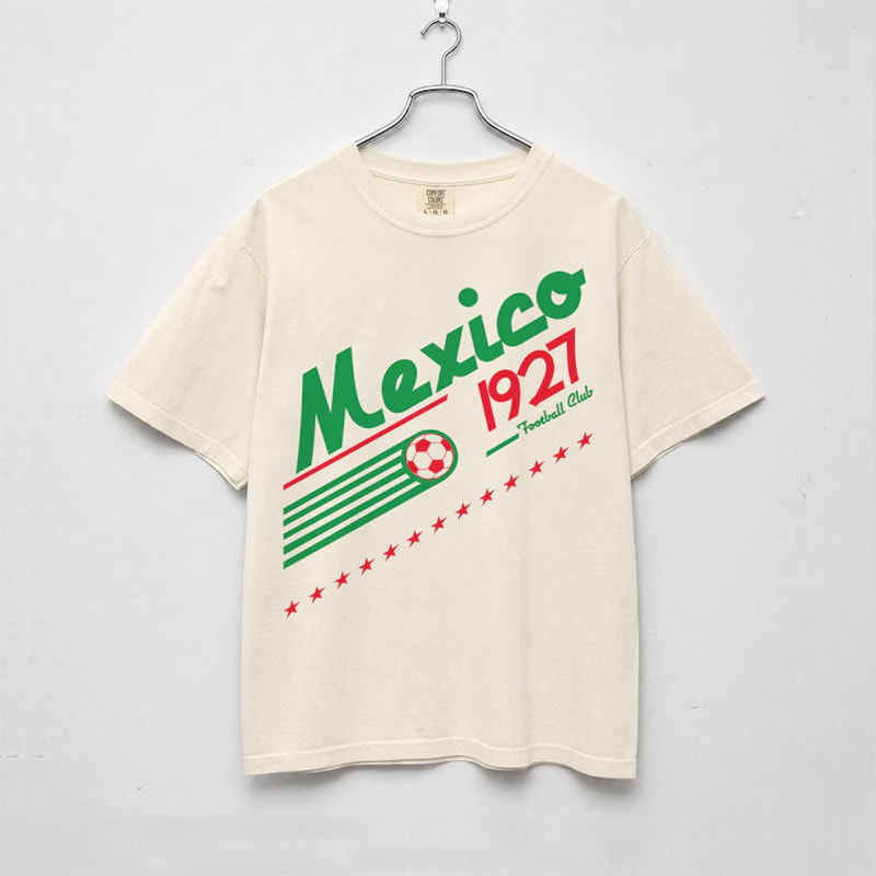 Retro 2026 World Cup Mexico Football Comfort Colors Shirt Retro 2026 World Cup Mexico Football Comfort Colors Shirt