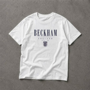 Vintage Beckham England Football Fan Signature Shirt 3 PersonalizedShirts.net