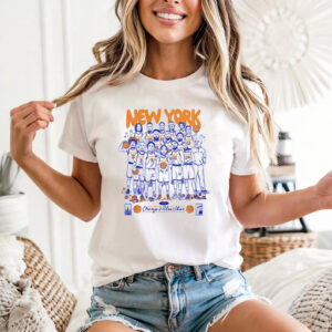 Basket New York Knicks Orange And Blue Skies Shirt PersonalizedShirts.net