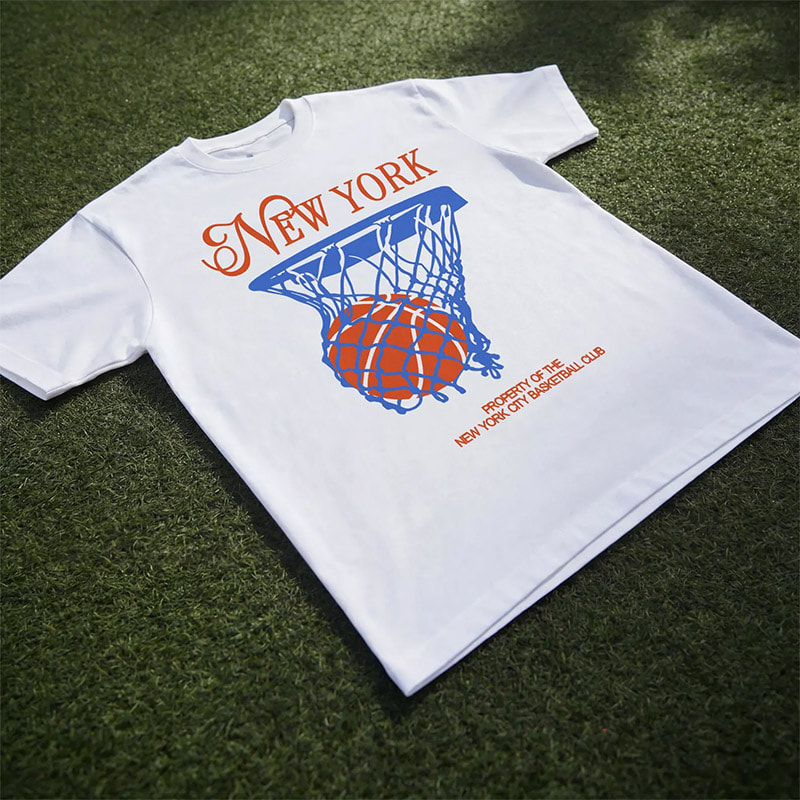 New York City Basketball, Retro NY Basketball Shirt New York City Basketball, Retro NY Basketball Shirt