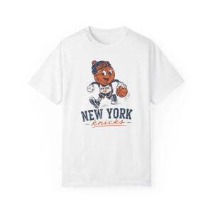 Team New York Knicks Mascot Vintage Basketball Shirt