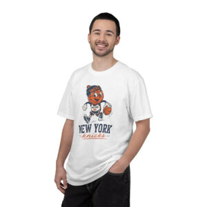 Team New York Knicks Mascot Vintage Basketball Shirt