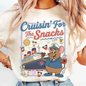 Gus And Jaq Disney Cruising For The Snacks Comfort Colors Shirt