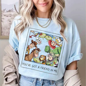 Pixar Toy Story You've Got a Friend in Me Photo Comfort Colors Shirt 3 PersonalizedShirts.net