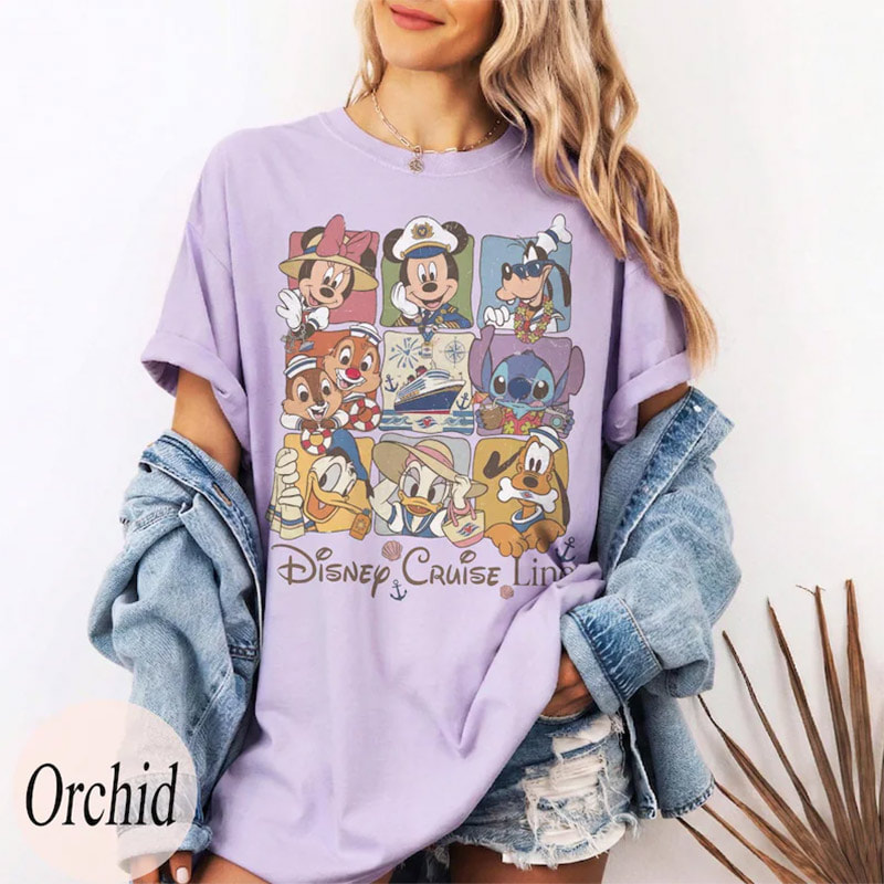 Vintage Disney Cruise Line Comfort Colors Shirt Vintage Disney Cruise Line Comfort Colors Shirt