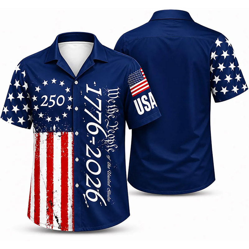 250 Years We The People Independence Day Gift Hawaiian Shirt