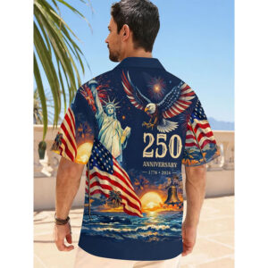 America’s Freedom 250th Anniversary Hawaiian Shirt