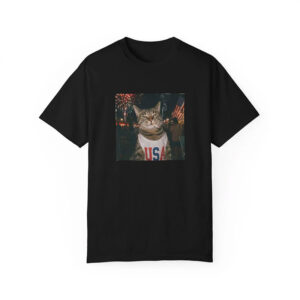 Funny Patriotic Smoking Cat Vintage 4th of July Shirt 2 PersonalizedShirts.net