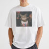 Funny Patriotic Smoking Cat Vintage 4th Of July Shirt
