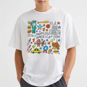 Happy 250 America 1776-2026 Shirt