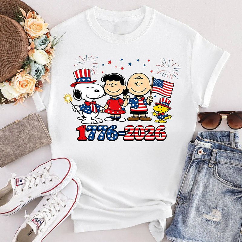 USA 250th Anniversary Snoopy Shirt USA 250th Anniversary Snoopy Shirt