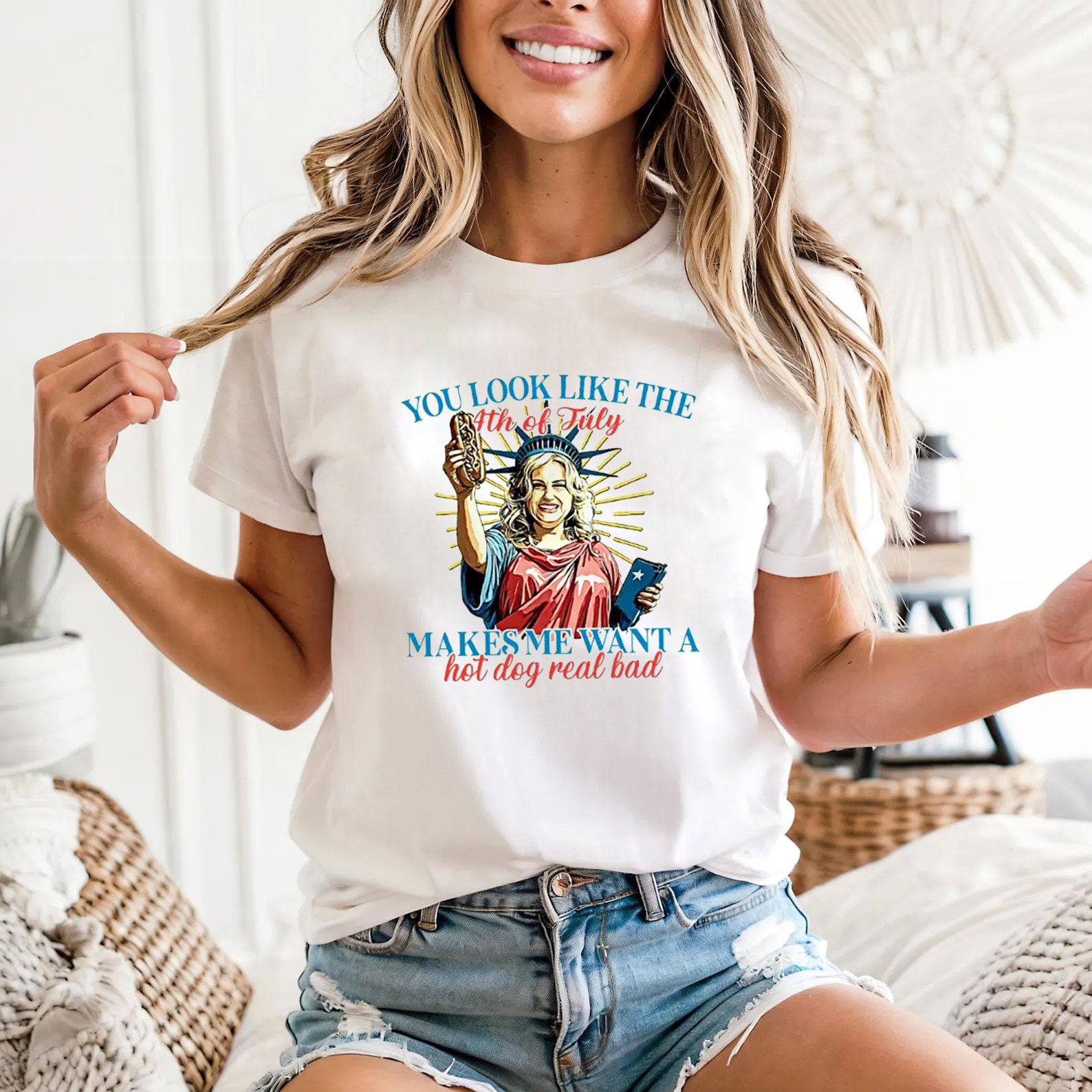 You Look Like The 4th Of July Gift Shirt You Look Like The 4th Of July Gift Shirt