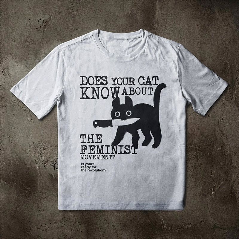 Women’s Day Memes, Cat Feminism Shirt Women’s Day Memes, Cat Feminism Shirt