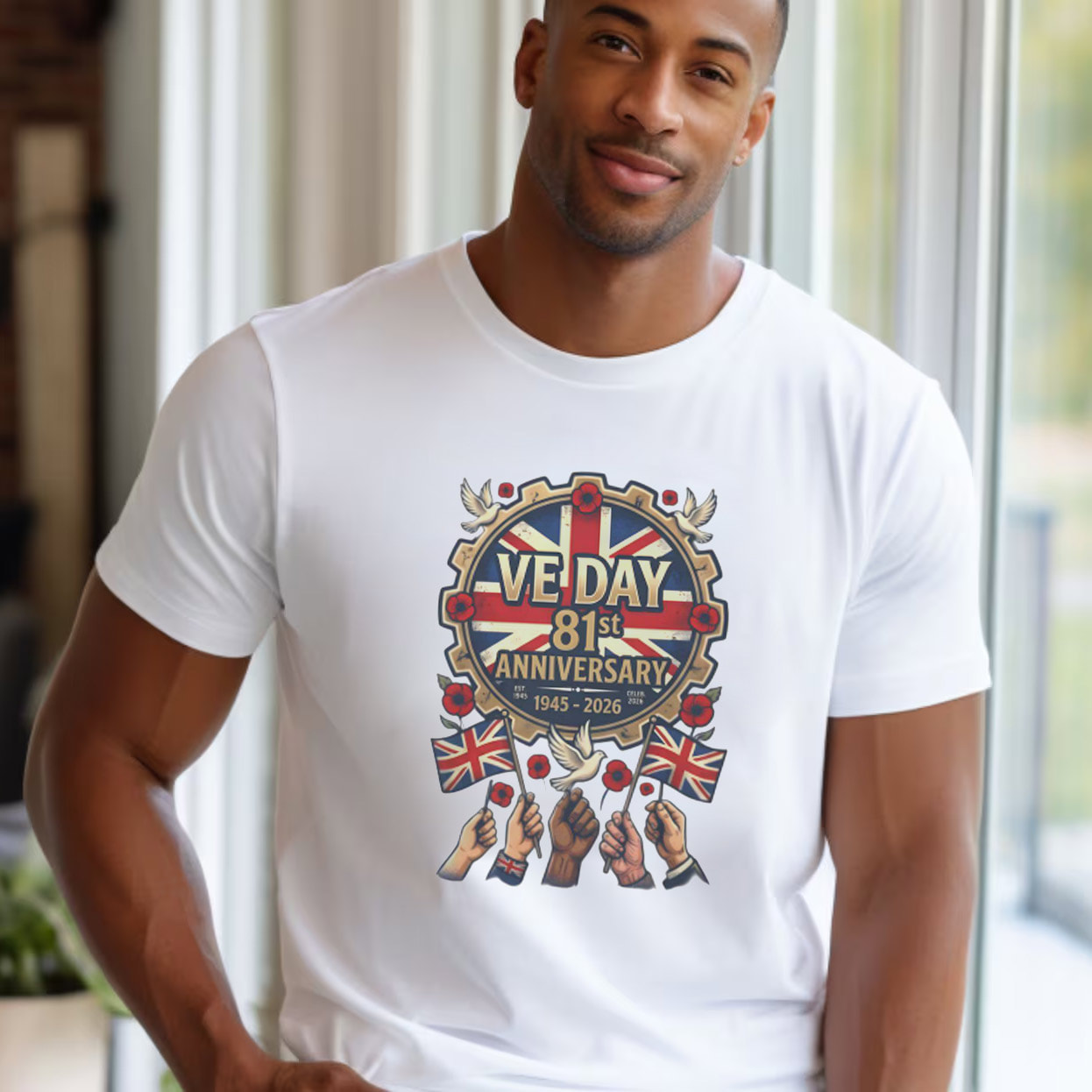 2026 VE Day 81st Anniversary Shirt PersonalizedShirts.net