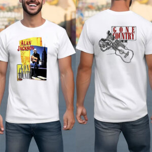 Gone Country Alan Jackson Tour 2-sided Shirt Gone Country Alan Jackson Tour 2-sided Shirt