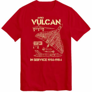 Cold War Bomber Aircraft Blueprint, Avro Vulcan RAF Shirt 3 PersonalizedShirts.net