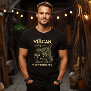 Avro Vulcan RAF Bomber Blueprint Shirt