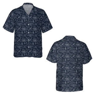 WWII Airplane Enthusiasts Hawaiian Shirt