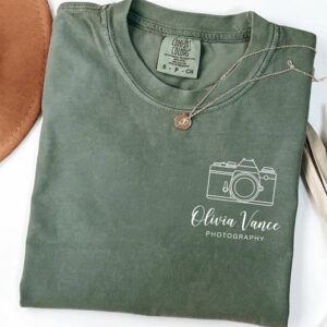 Custom Gift For Photographer, World Photography Day Comfort Colors Tee PersonalizedShirts.net