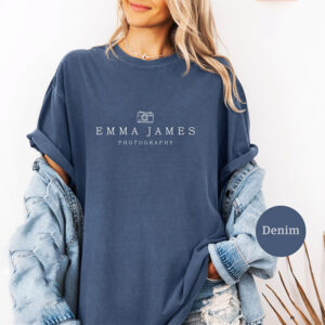 Custom Unique Photography Gifts Comfort Colors Tee