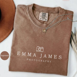 Custom Unique Photography Gifts Comfort Colors Tee PersonalizedShirts.net