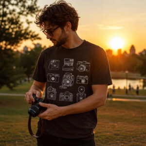 Vintage Camera Photographer Shirt Bella Canvas