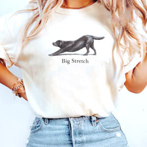 Big Stretch Labrador Retriever Shirt Chocolate Lab Lover Gift