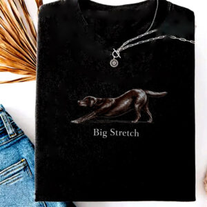 Big Stretch Labrador Retriever Shirt Chocolate Lab Lover Gift PersonalizedShirts.net