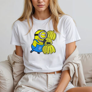 Banana Lover Minion Funny Cartoon Character Shirt
