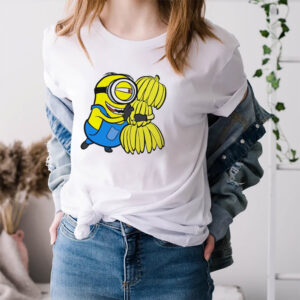 Banana Lover Minion Funny Cartoon Character Shirt PersonalizedShirts.net