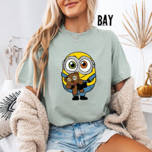 Character Minion With Teddy Bear Comfort Colors Shirt