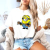 Cute Minion Guitar Funny Cartoon Shirt