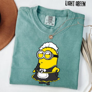 Funny Maid Minion Character Comfort Colors Tee PersonalizedShirts.net