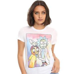 Rick And Morty Eyes Open Juniors Shirt