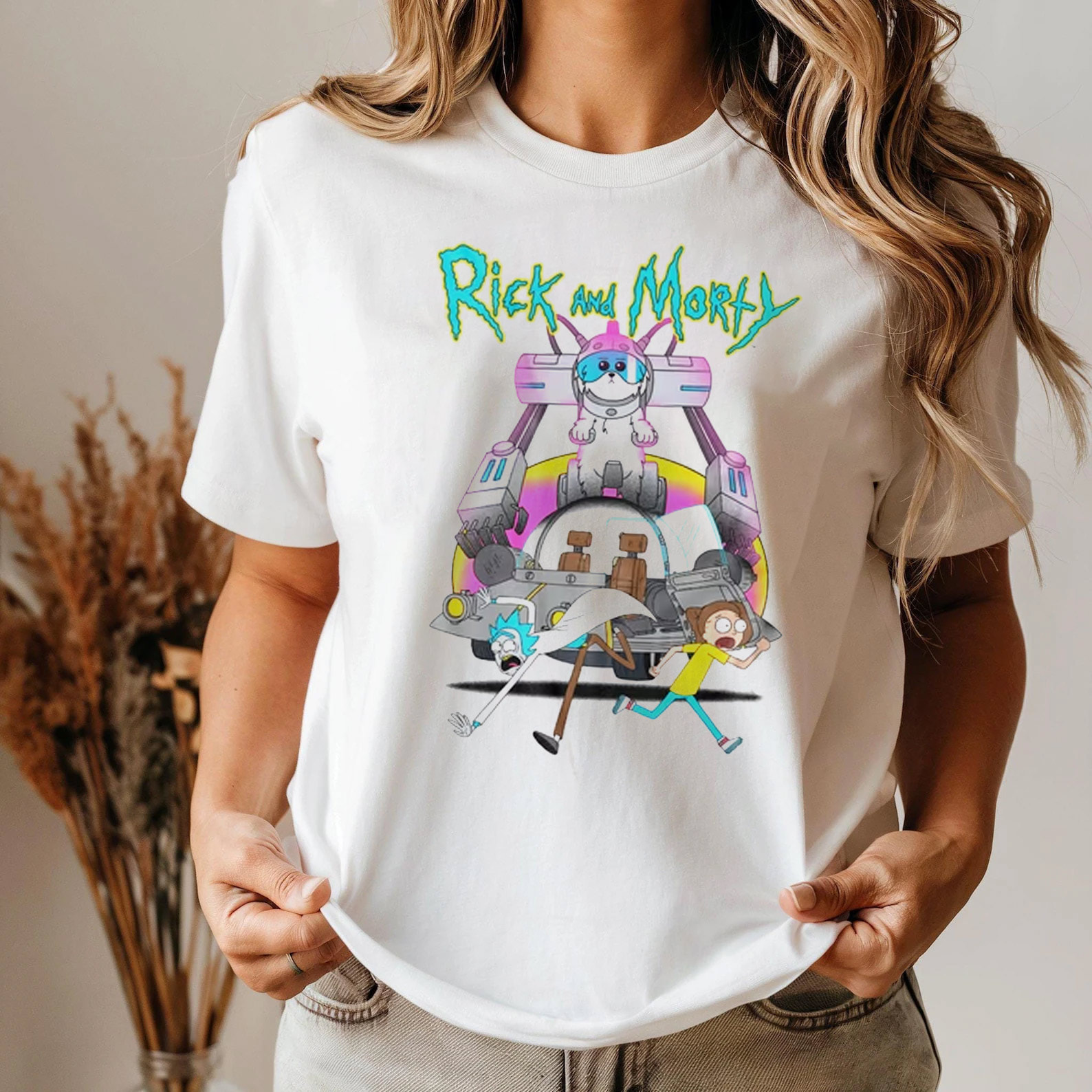 Rick And Morty Panic Mode Adult Shirt Rick And Morty Panic Mode Adult Shirt