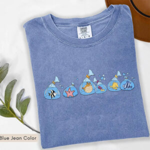 Tank Gang Finding Nemo Fish Characters Comfort Colors Shirt 3 PersonalizedShirts.net