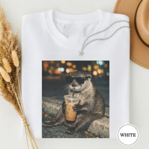 Funny Otter Drinking, Otter Monterey Bay Aquarium Shirt