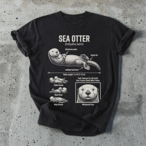 Funny Sea Otter Enhydra Lutris Shirt